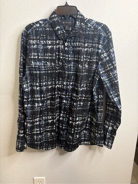 inc international concepts size Large Button Up Blouse